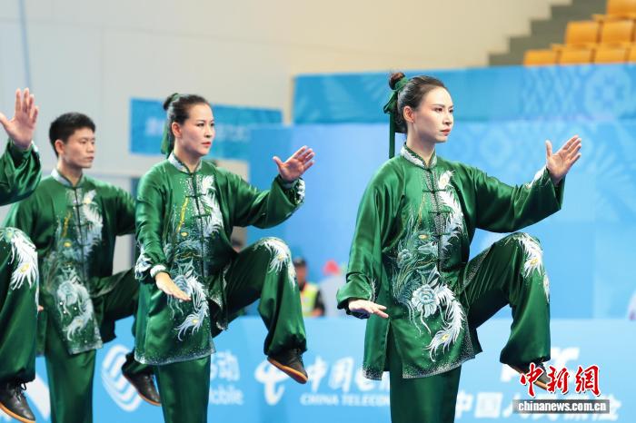 第十五届运动会太极拳决赛收官 56支队伍同台竞